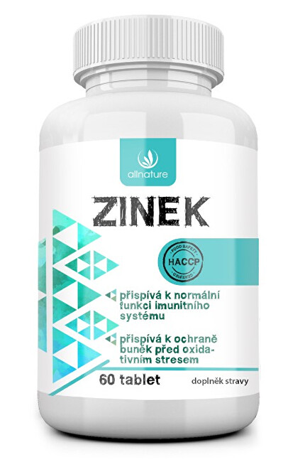 Zobrazit detail výrobku Allnature Zinek 60 tablet Zobrazit detail výrobku Allnature Zinek 60 tablet