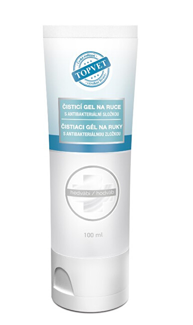 Zobrazit detail výrobku Topvet Antibakteriální gel na ruce - Hedvábí 100 ml Zobrazit detail výrobku Topvet Antibakteriální gel na ruce - Hedvábí 100 ml