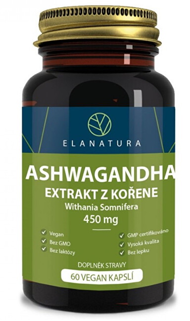 Zobrazit detail výrobku Elanatura Aswagandha extrakt 60 kapslí Zobrazit detail výrobku Elanatura Aswagandha extrakt 60 kapslí