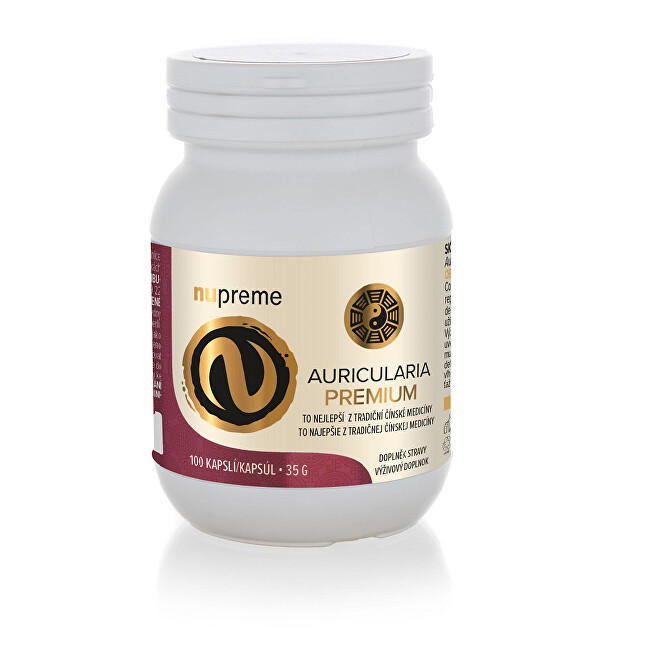 Zobrazit detail výrobku Nupreme Auricularia extract 30% 100 kapslí Zobrazit detail výrobku Nupreme Auricularia extract 30% 100 kapslí