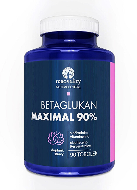 Zobrazit detail výrobku Renovality Betaglukan 90% MAXIMAL s Vitamínem C 90 tobolek Zobrazit detail výrobku Renovality Betaglukan 90% MAXIMAL s Vitamínem C 90 tobolek