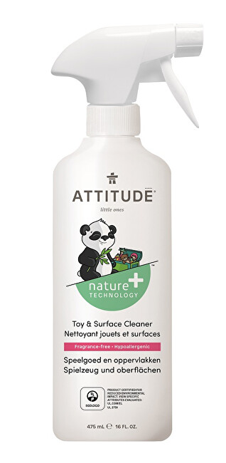 Zobrazit detail výrobku ATTITUDE Čisticí prostředek na dětské povrchy/hračky ATTITUDE bez vůně s rozprašovačem 475 ml Zobrazit detail výrobku ATTITUDE Čisticí prostředek na dětské povrchy/hračky ATTITUDE bez vůně s rozprašovačem 475 ml