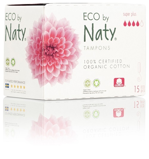 Zobrazit detail výrobku Eco by Naty Dámské ECO tampóny Naty (15 ks) - super plus Zobrazit detail výrobku Eco by Naty Dámské ECO tampóny Naty (15 ks) - super plus