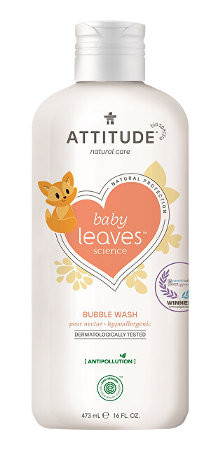 Zobrazit detail výrobku ATTITUDE Dětská pěna do koupele Baby leaves s vůní hruškové šťávy 473 ml Zobrazit detail výrobku ATTITUDE Dětská pěna do koupele Baby leaves s vůní hruškové šťávy 473 ml