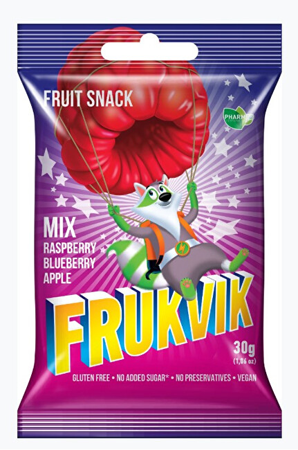 Zobrazit detail výrobku FRUKVIK FRUKVIK fruit snack 30 g Zobrazit detail výrobku FRUKVIK FRUKVIK fruit snack 30 g