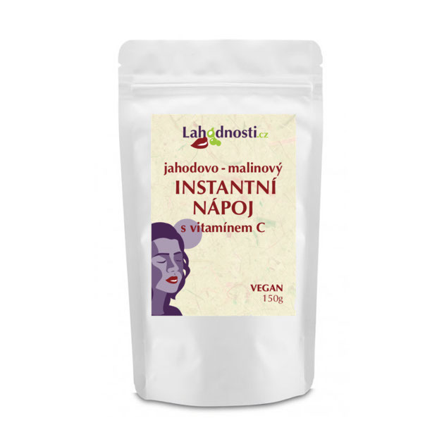 Zobrazit detail výrobku Lahodnosti Jahodovo-malinový instantní nápoj s vitamínem C pro podporu imunity 150 g Zobrazit detail výrobku Lahodnosti Jahodovo-malinový instantní nápoj s vitamínem C pro podporu imunity 150 g