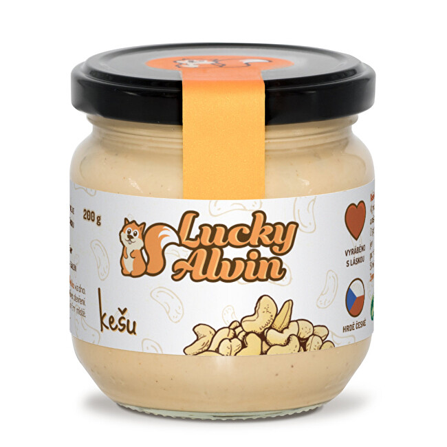 Zobrazit detail výrobku Lucky Alvin Kešu krém 200 g Zobrazit detail výrobku Lucky Alvin Kešu krém 200 g