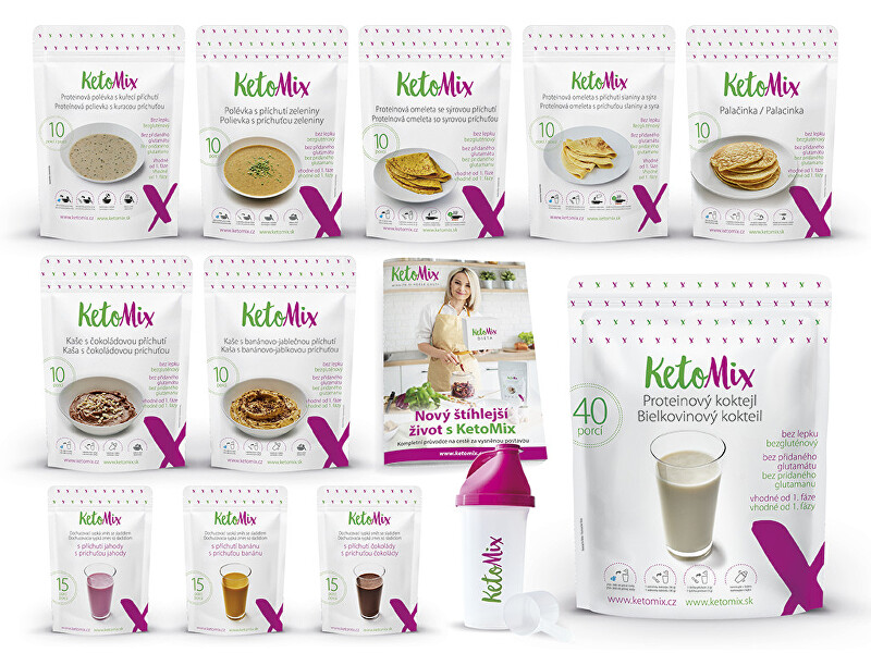 Zobrazit detail výrobku KetoMix Ketonová dieta na 3 týdny (110 porcí) 3 840 g Zobrazit detail výrobku KetoMix Ketonová dieta na 3 týdny (110 porcí) 3 840 g