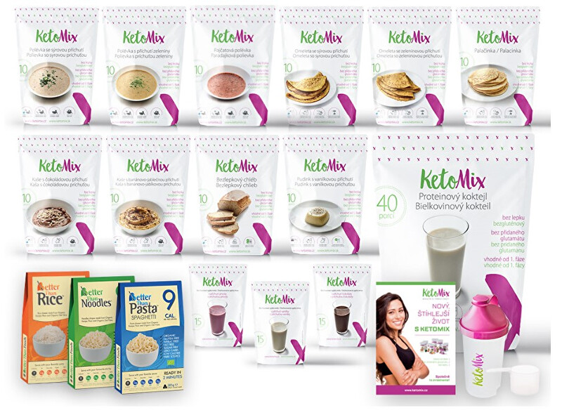 Zobrazit detail výrobku KetoMix Ketonová dieta na 4 týdny (140 porcí) 5 510 g Zobrazit detail výrobku KetoMix Ketonová dieta na 4 týdny (140 porcí) 5 510 g