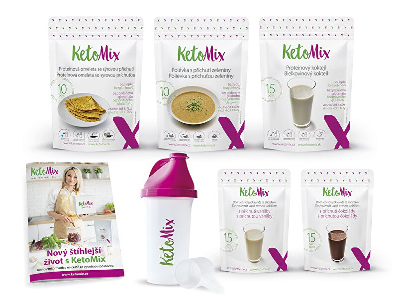 Zobrazit detail výrobku KetoMix Ketonová dieta na 7 dní (35 porcí) 1 545g Zobrazit detail výrobku KetoMix Ketonová dieta na 7 dní (35 porcí) 1 545g