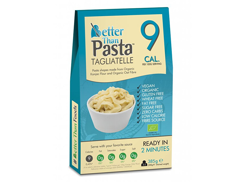 Zobrazit detail výrobku KetoMix Konjakové bezsacharidové tagliatelle 385 g Zobrazit detail výrobku KetoMix Konjakové bezsacharidové tagliatelle 385 g