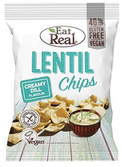 Zobrazit detail výrobku Eat Real Lentil Creamy Dill 113 g Zobrazit detail výrobku Eat Real Lentil Creamy Dill 113 g