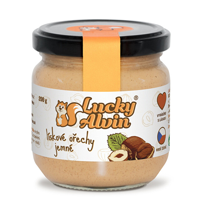 Zobrazit detail výrobku Lucky Alvin Lískové ořechy krém 200 g Zobrazit detail výrobku Lucky Alvin Lískové ořechy krém 200 g