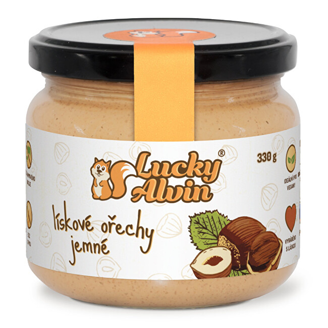 Zobrazit detail výrobku Lucky Alvin Lískové ořechy krém 330 g Zobrazit detail výrobku Lucky Alvin Lískové ořechy krém 330 g