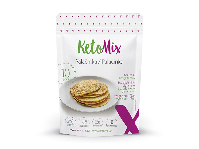Zobrazit detail výrobku KetoMix Proteinová palačinka 320 g (10 porcí) Zobrazit detail výrobku KetoMix Proteinová palačinka 320 g (10 porcí)