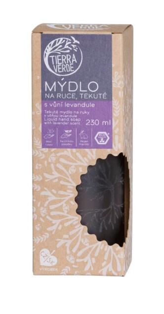 Zobrazit detail výrobku Tierra Verde Tekuté mýdlo na ruce levandulové ve skleněné lahvičce 230 ml Zobrazit detail výrobku Tierra Verde Tekuté mýdlo na ruce levandulové ve skleněné lahvičce 230 ml