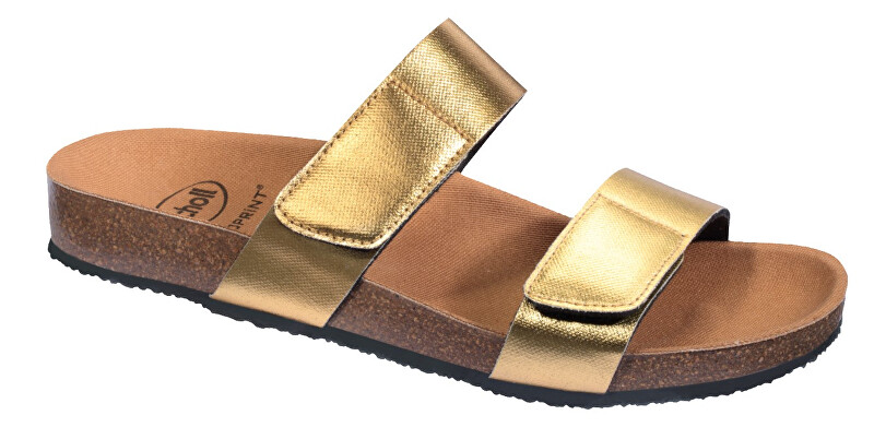 Zobrazit detail výrobku Scholl Zdravotní obuv - GREENY 2 STRAPS - Gold 39 Zobrazit detail výrobku Scholl Zdravotní obuv - GREENY 2 STRAPS - Gold 39