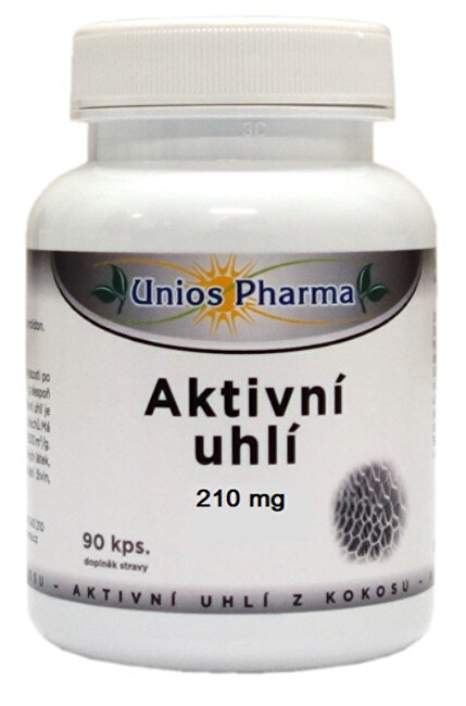 Zobrazit detail výrobku Unios Pharma Aktivní uhlí 210 mg 90 kapslí Zobrazit detail výrobku Unios Pharma Aktivní uhlí 210 mg 90 kapslí