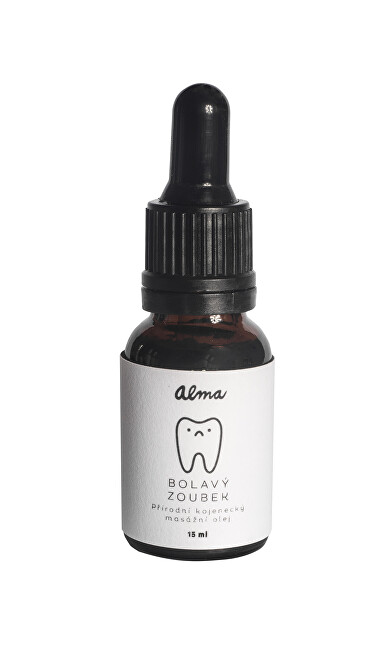 Zobrazit detail výrobku Alma-natural cosmetics Olej na masáž tváří - Bolavý zoubek 15 ml Zobrazit detail výrobku Alma-natural cosmetics Olej na masáž tváří - Bolavý zoubek 15 ml