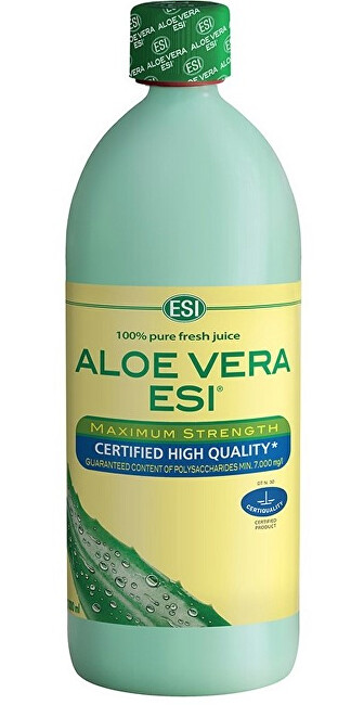 Zobrazit detail výrobku ESI Aloe Vera čistá šťava 1 l Zobrazit detail výrobku ESI Aloe Vera čistá šťava 1 l