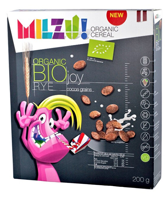 Zobrazit detail výrobku Milzu! BIO Cereálni zrnka s kakaem 200 g Zobrazit detail výrobku Milzu! BIO Cereálni zrnka s kakaem 200 g
