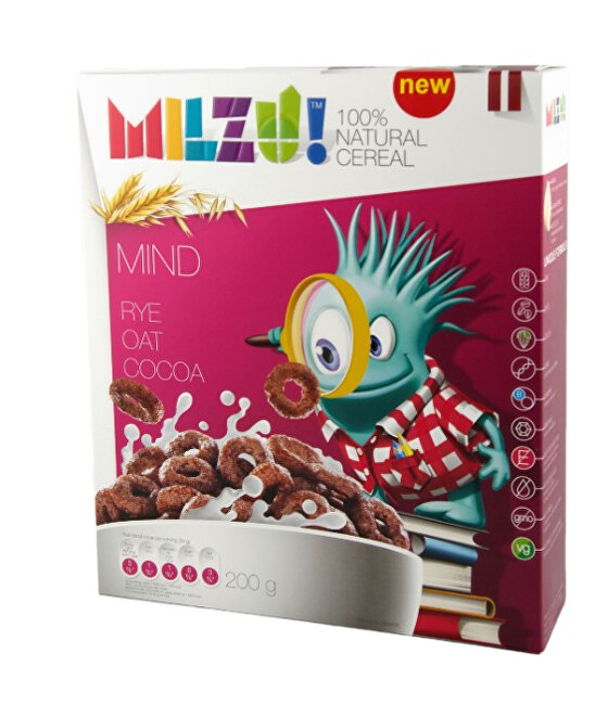 Zobrazit detail výrobku Milzu! Cereální kroužky s kakaem 200 g Zobrazit detail výrobku Milzu! Cereální kroužky s kakaem 200 g