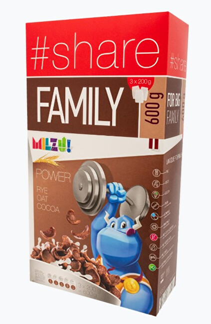 Zobrazit detail výrobku Milzu! Cereální lupínky s kakaem 600 g Zobrazit detail výrobku Milzu! Cereální lupínky s kakaem 600 g