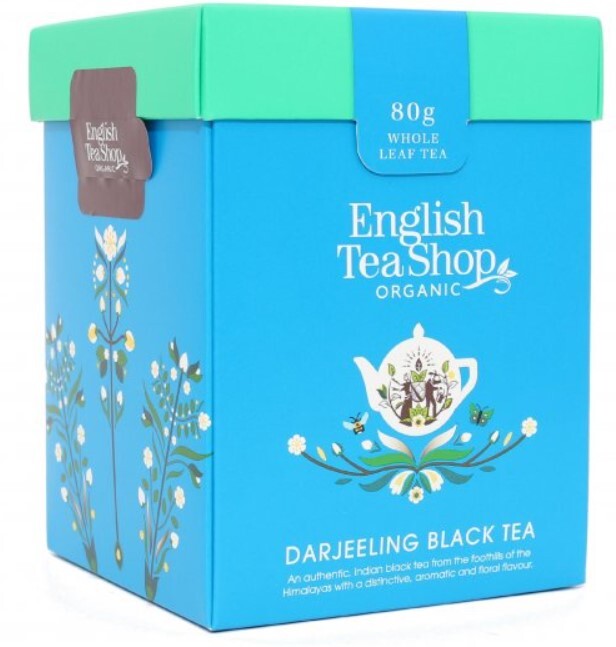 English Tea Shop Čierny čaj Darjeeling sypaný bio 80 g