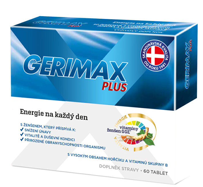 Zobrazit detail výrobku Gerimax GerimaxPlus 60 tablet Zobrazit detail výrobku Gerimax GerimaxPlus 60 tablet