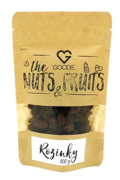 Zobrazit detail výrobku Goodie Rozinky 100g Zobrazit detail výrobku Goodie Rozinky 100g