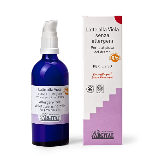 Zobrazit detail výrobku Argital Hypoalergenní čistící mléko s violkou 100 ml Zobrazit detail výrobku Argital Hypoalergenní čistící mléko s violkou 100 ml