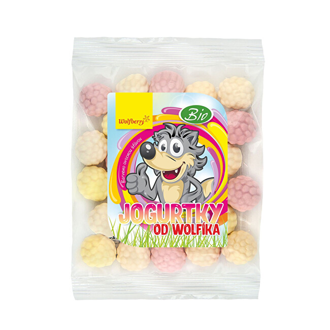 Zobrazit detail výrobku Wolfberry Jogurtky od Wolfíka BIO 63 g Zobrazit detail výrobku Wolfberry Jogurtky od Wolfíka BIO 63 g