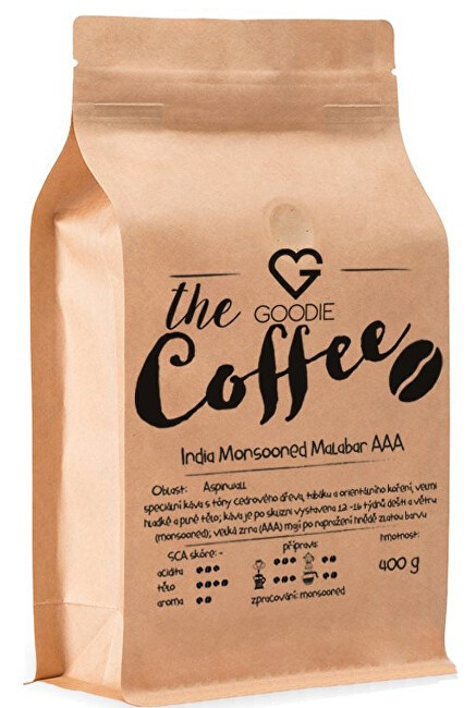 Goodie Káva zrnková - India Monsooned Malabar AAA 100 g