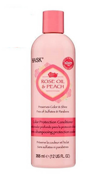Zobrazit detail výrobku Hask Kondicionér pro barvené vlasy - růž.olej-broskev 355 ml Zobrazit detail výrobku Hask Kondicionér pro barvené vlasy - růž.olej-broskev 355 ml