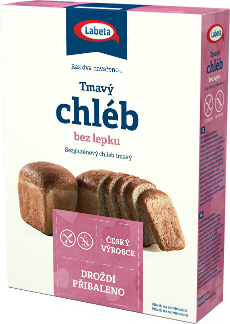 Zobrazit detail výrobku LABETA A.S. Chléb tmavý bez lepku 500 g Zobrazit detail výrobku LABETA A.S. Chléb tmavý bez lepku 500 g