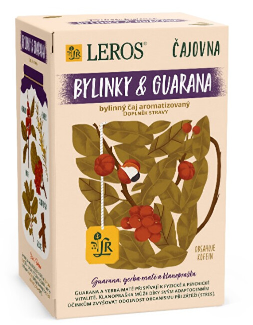Zobrazit detail výrobku LEROS Čajovna Bylinky a Guarana 20 x 2 g Zobrazit detail výrobku LEROS Čajovna Bylinky a Guarana 20 x 2 g