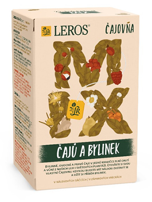 Zobrazit detail výrobku LEROS Čajovna Mix čajů a bylinek 20 x 2 g Zobrazit detail výrobku LEROS Čajovna Mix čajů a bylinek 20 x 2 g