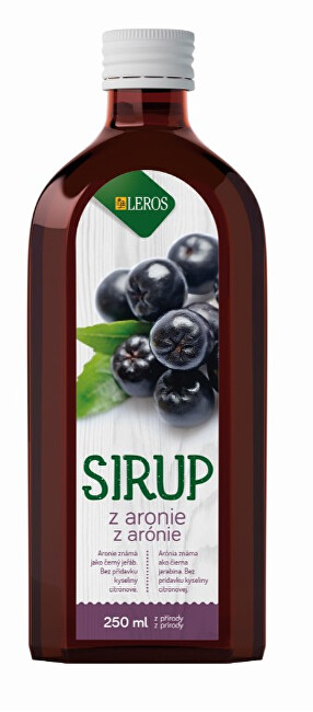 Zobrazit detail výrobku LEROS Sirup Aronie 250 ml Zobrazit detail výrobku LEROS Sirup Aronie 250 ml