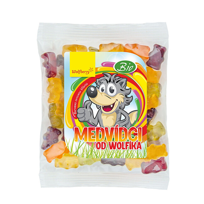 Zobrazit detail výrobku Wolfberry Medvídci od Wolfíka BIO vegan 70 g Zobrazit detail výrobku Wolfberry Medvídci od Wolfíka BIO vegan 70 g