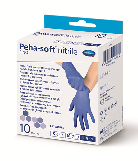 Hartmann Nitrilové bez latexové rukavice 10 ks L
