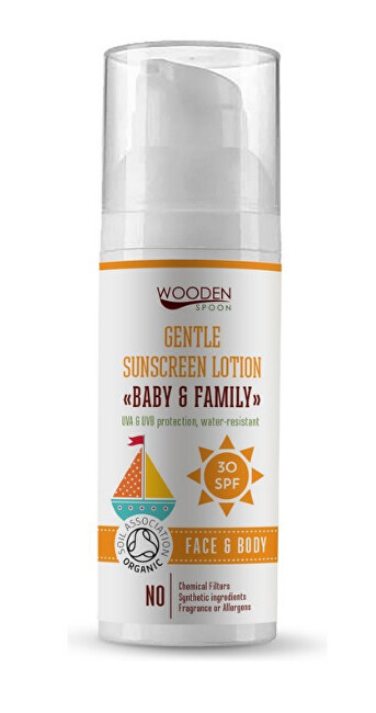 Zobrazit detail výrobku WoodenSpoon Opalovací tělové mléko Baby & Family SPF 30 WoodenSpoon 50 ml Zobrazit detail výrobku WoodenSpoon Opalovací tělové mléko Baby & Family SPF 30 WoodenSpoon 50 ml