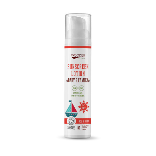 Zobrazit detail výrobku WoodenSpoon Opalovací tělové mléko Baby & Family SPF 50 100 ml Zobrazit detail výrobku WoodenSpoon Opalovací tělové mléko Baby & Family SPF 50 100 ml