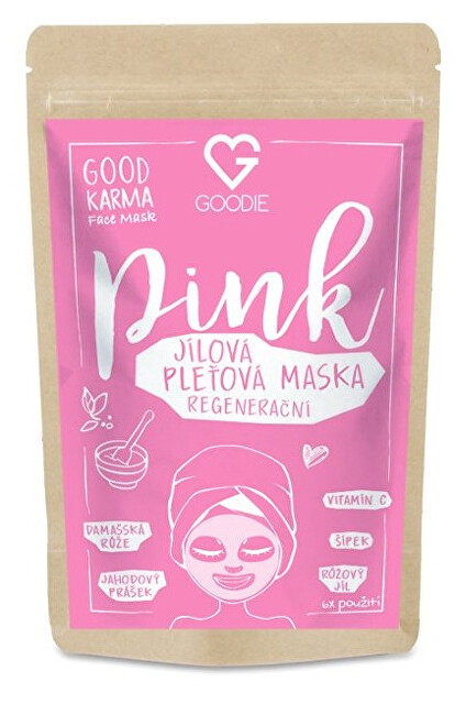 Zobrazit detail výrobku Goodie Pink Face mask - jílová maska 30 g Zobrazit detail výrobku Goodie Pink Face mask - jílová maska 30 g