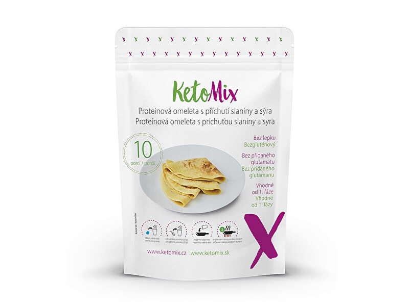 Zobrazit detail výrobku KetoMix Proteinová omeleta 250 g Zobrazit detail výrobku KetoMix Proteinová omeleta 250 g