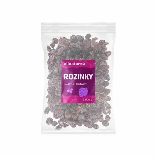 Zobrazit detail výrobku Allnature Rozinky sultánky 1000 g Zobrazit detail výrobku Allnature Rozinky sultánky 1000 g