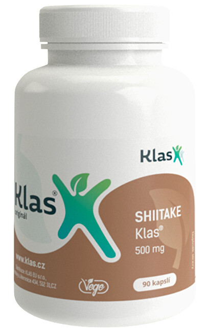 Zobrazit detail výrobku Klas Shiitake 500 mg 90 kapslí Zobrazit detail výrobku Klas Shiitake 500 mg 90 kapslí