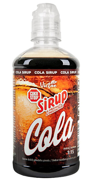 Zobrazit detail výrobku Victae Sirup s příchutí Cola 650 g Zobrazit detail výrobku Victae Sirup s příchutí Cola 650 g