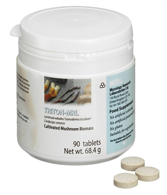 MRL Triton - Cordyceps + Reishi + Shiitake 90 tabliet