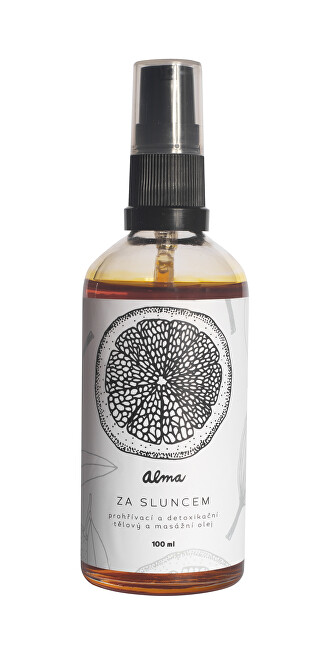 Zobrazit detail výrobku Alma-natural cosmetics Prohřívací tělový olej Za Sluncem 100 ml Zobrazit detail výrobku Alma-natural cosmetics Prohřívací tělový olej Za Sluncem 100 ml