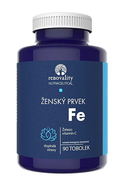 Zobrazit detail výrobku Renovality Ženský prvek Fe s Acerolou, doplněk stravy, 90 tobolek Zobrazit detail výrobku Renovality Ženský prvek Fe s Acerolou, doplněk stravy, 90 tobolek